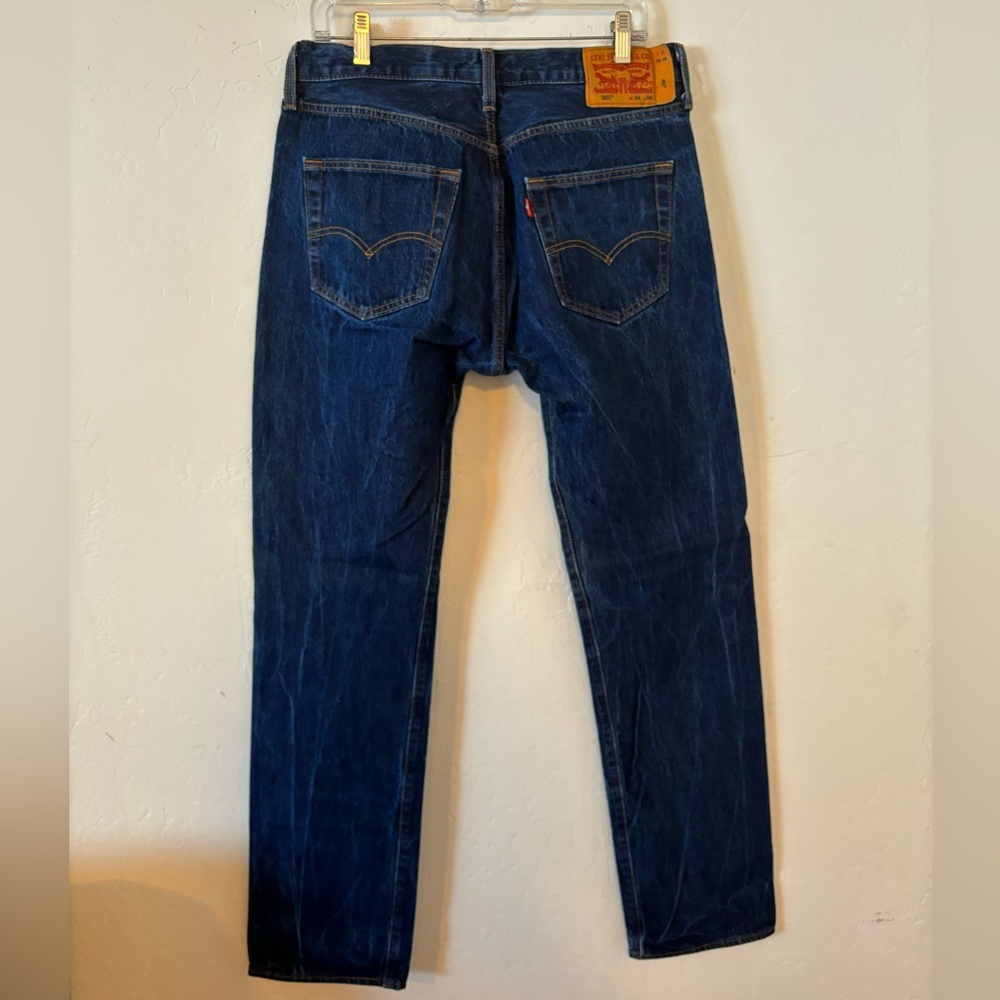 FINAL! NEW! MEN’S LEVI’S WATERLESS 501 DARK WASH 34 x 36
